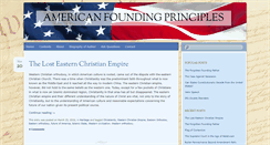 Desktop Screenshot of americanfoundingprinciples.com