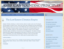 Tablet Screenshot of americanfoundingprinciples.com